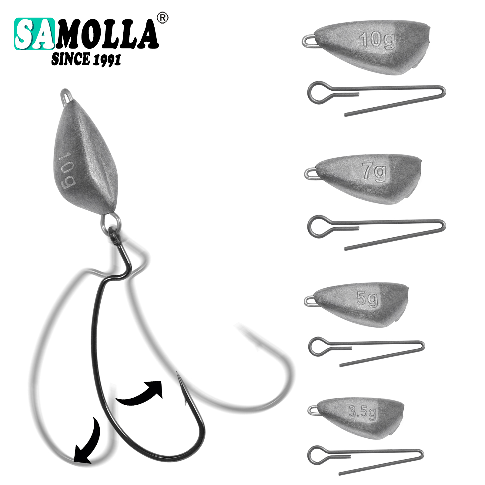 SAMOLLA kail pancing kepala Ji - Fishing Hook Jig ulasan dan harga