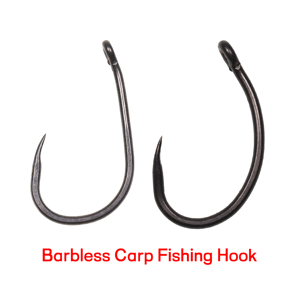 50PCS Mata Kail Pancing Ikan M - Fishing Hook Barbless ulasan dan harga