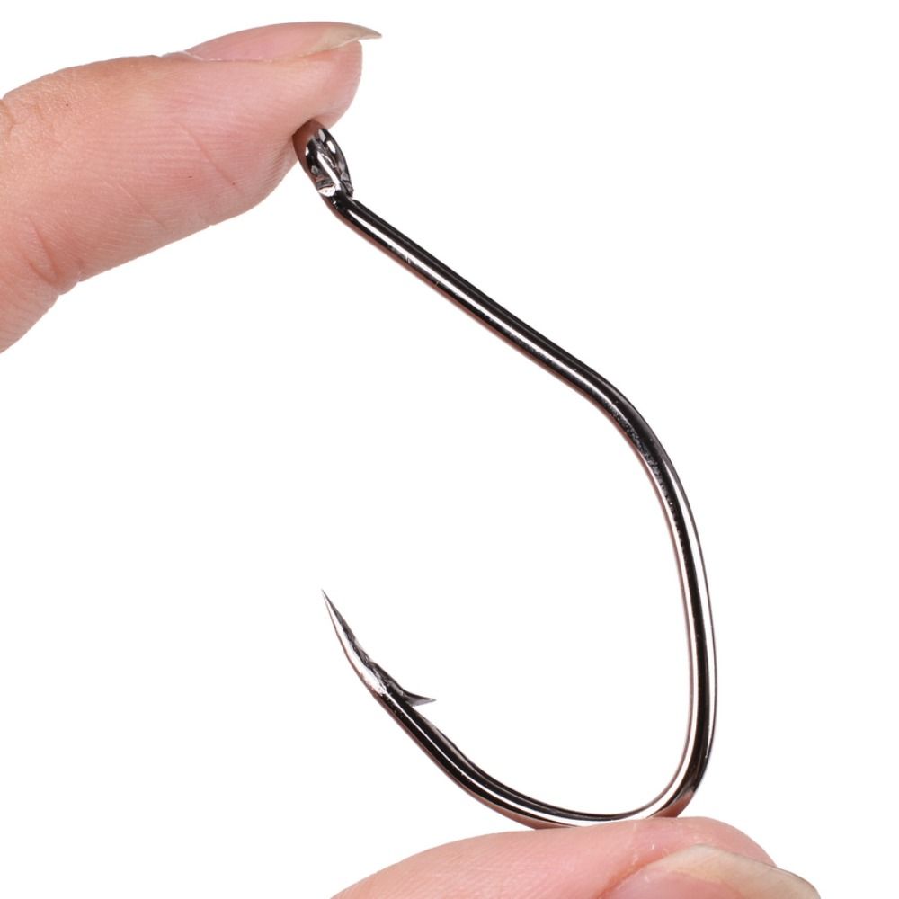 10 buah/boks mata kail pancing - Fishing Hook Circle ulasan dan harga