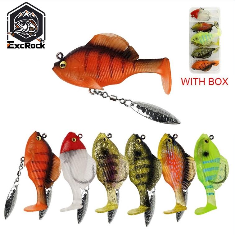 6 Buah Umpan Pancing Lunak Pre - Fishing Hook Weedless ulasan dan harga