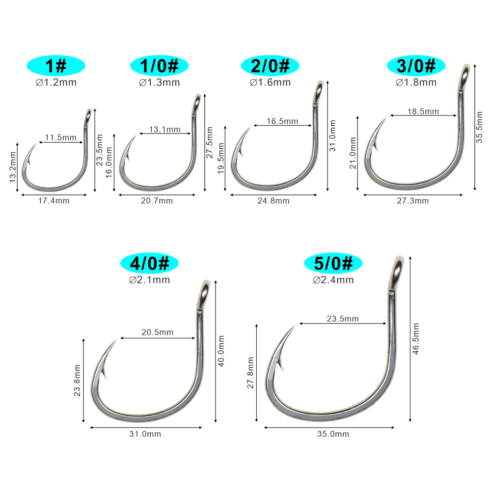 ICERIO 10 buah kait ikan air a - Fishing Hook Circle ulasan dan harga