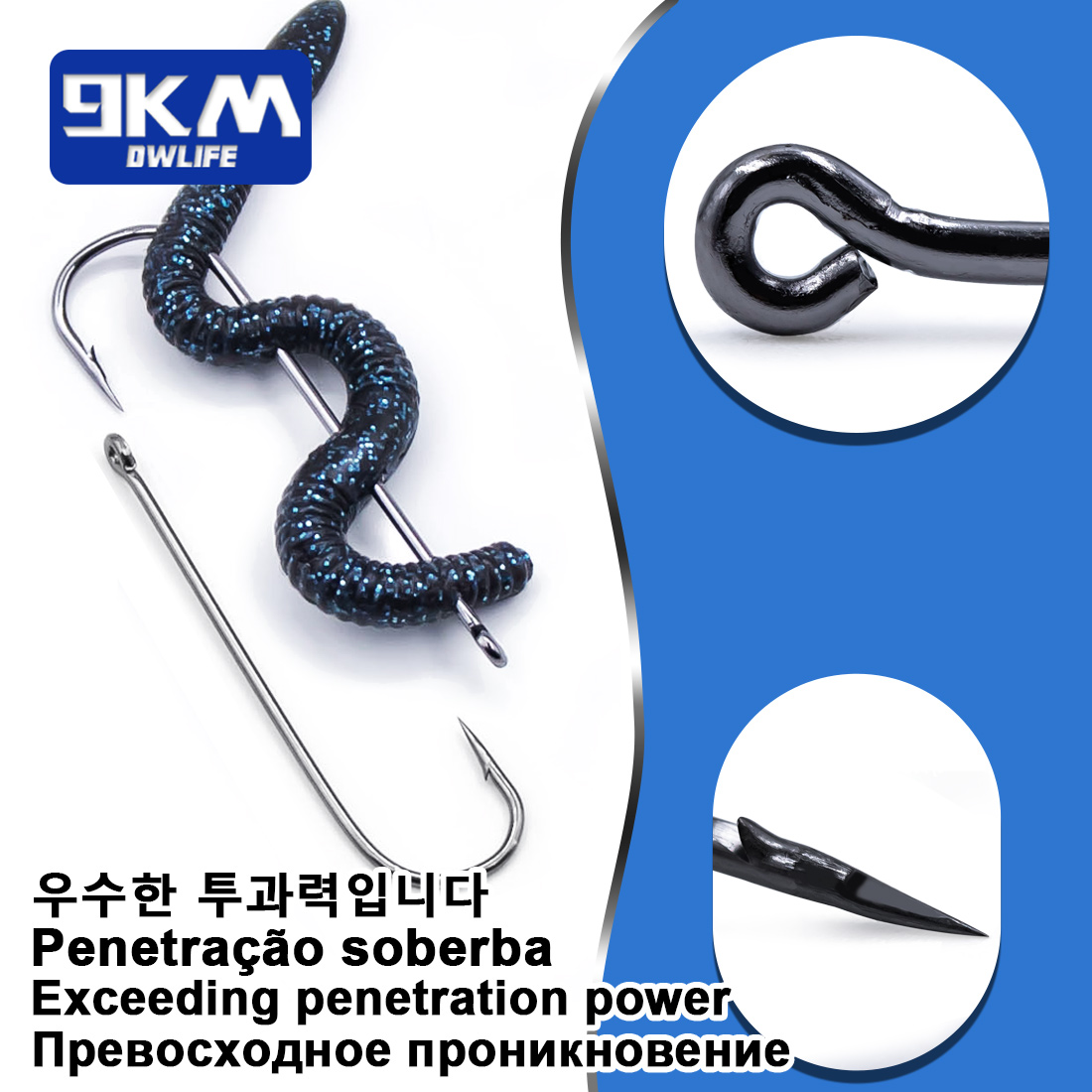 9KM Aberdeen Hooks Kail Pancin - Fishing Hook Barbless ulasan dan harga
