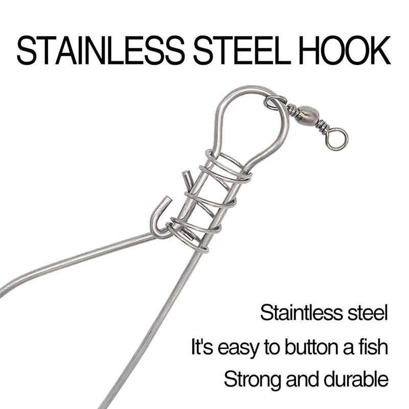 Baru【Tali Pengaman Pancing Sta - Fishing Hook Stainless Steel ulasan dan harga