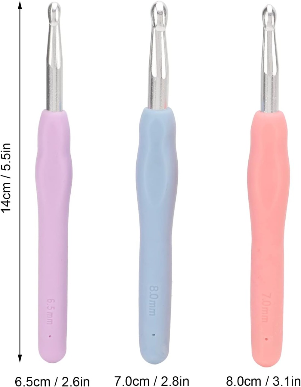 Set Jarum Rajut Ergonomis Ukur - Fishing Hook Size ulasan dan harga