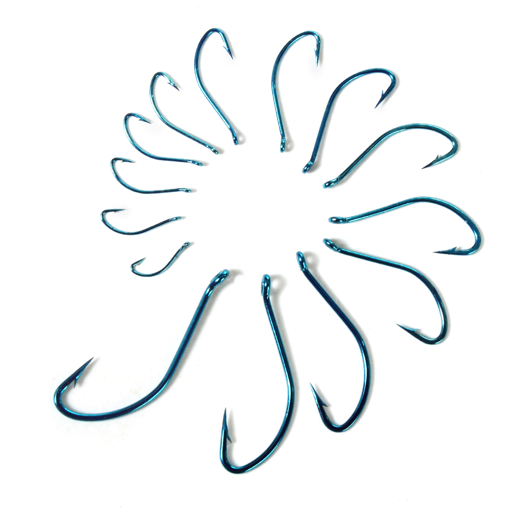 10 buah 2 #-15 # Biru baja kar - Fishing Hook Circle ulasan dan harga