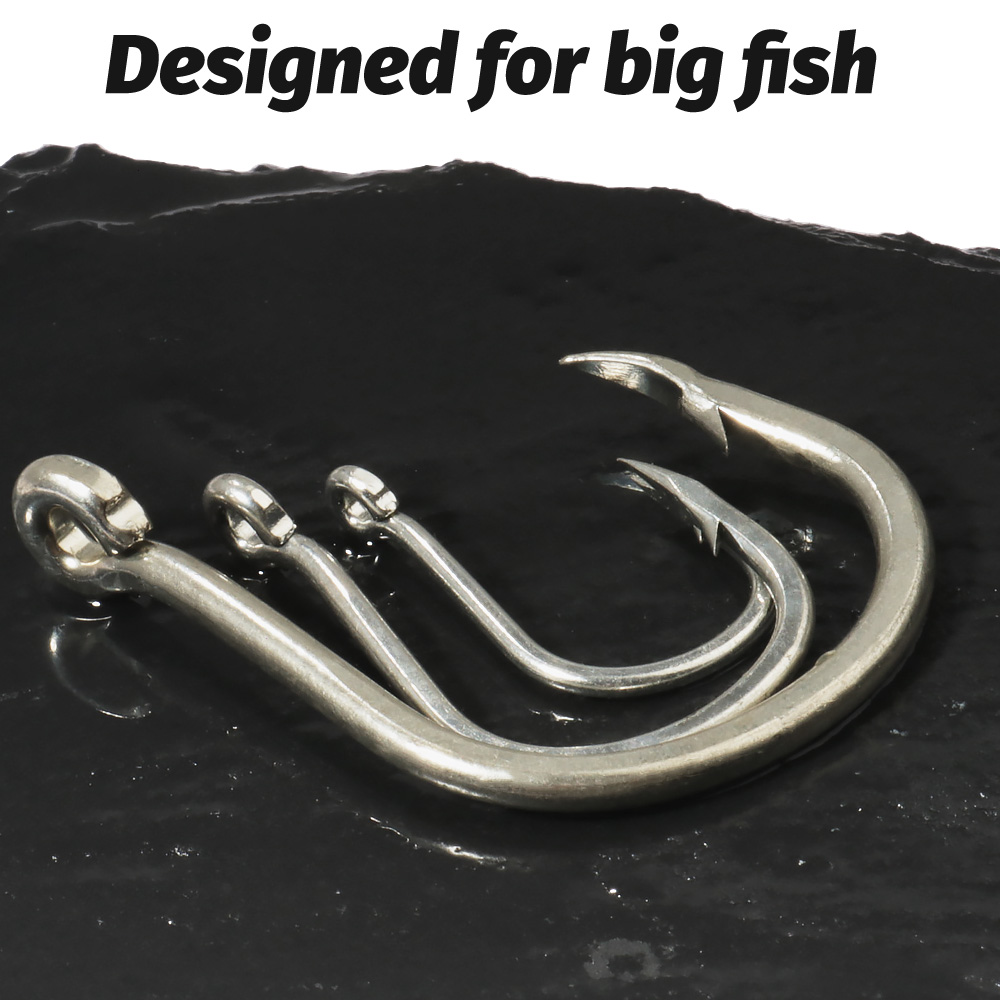 10 buah kail ikan besar 1/0-7/ - Fishing Hook Circle ulasan dan harga