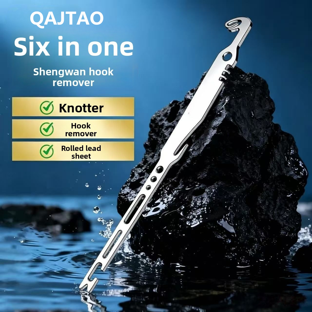 QAJTAO 4 Buah Alat Pembuka Kai - Fishing Hook Sharpener ulasan dan harga