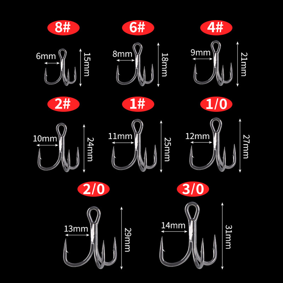 Pancing Kait Treble 6X Kuat Ba - Fishing Hook Assortment ulasan dan harga